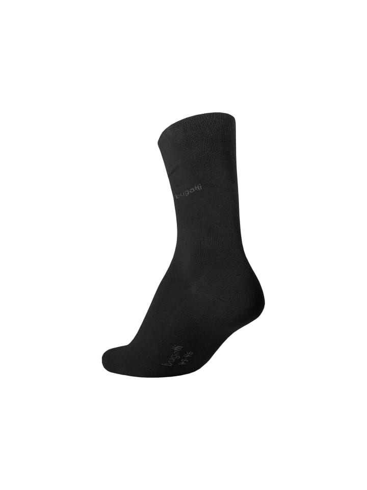 Bugatti 6er Pack halbhohe Businesssocken  in black günstig kaufen 47-50