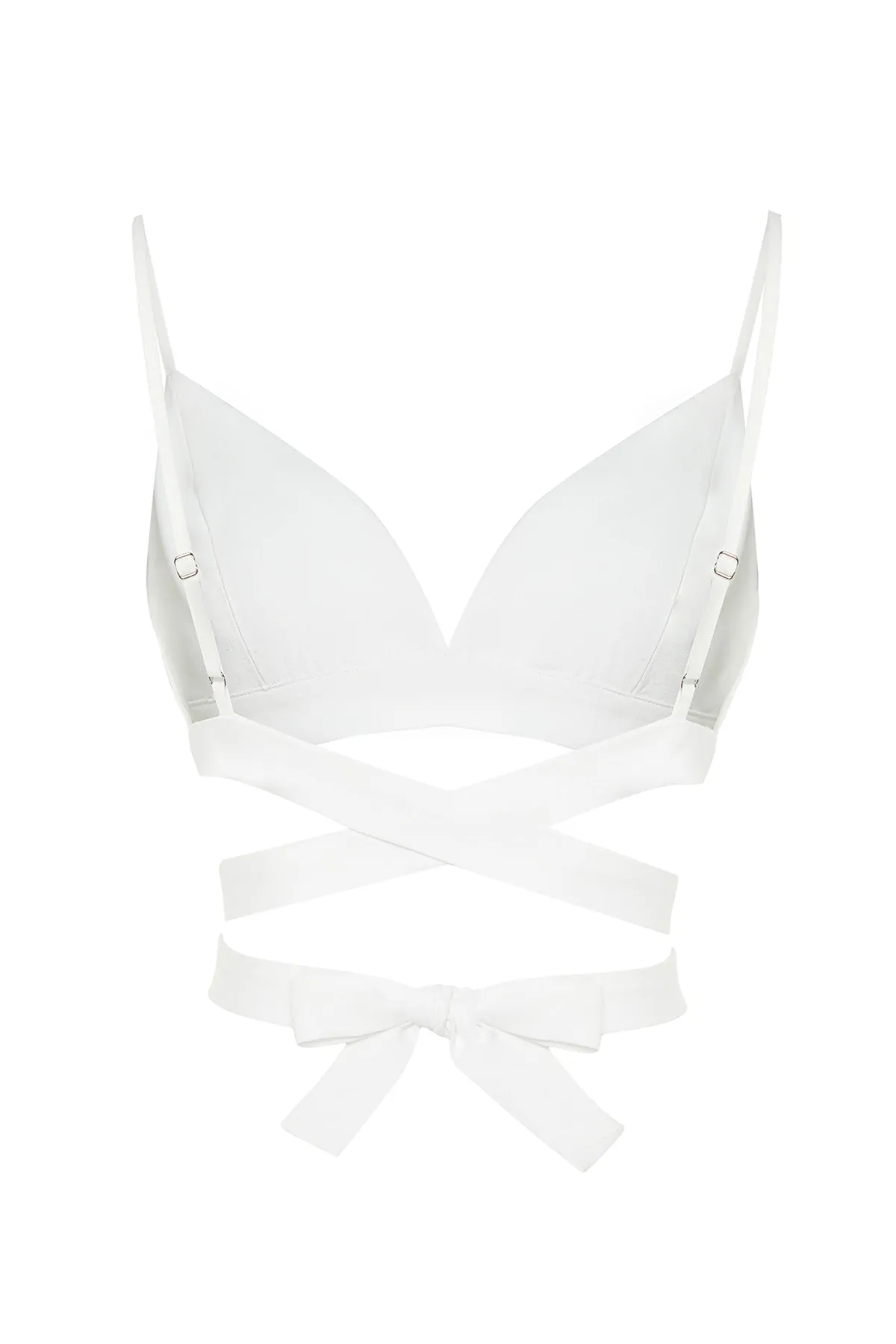 Trendyol Collection  X Zeynep Tosun Ecru Stone Accessoire Bustier TCLSS23BS00015