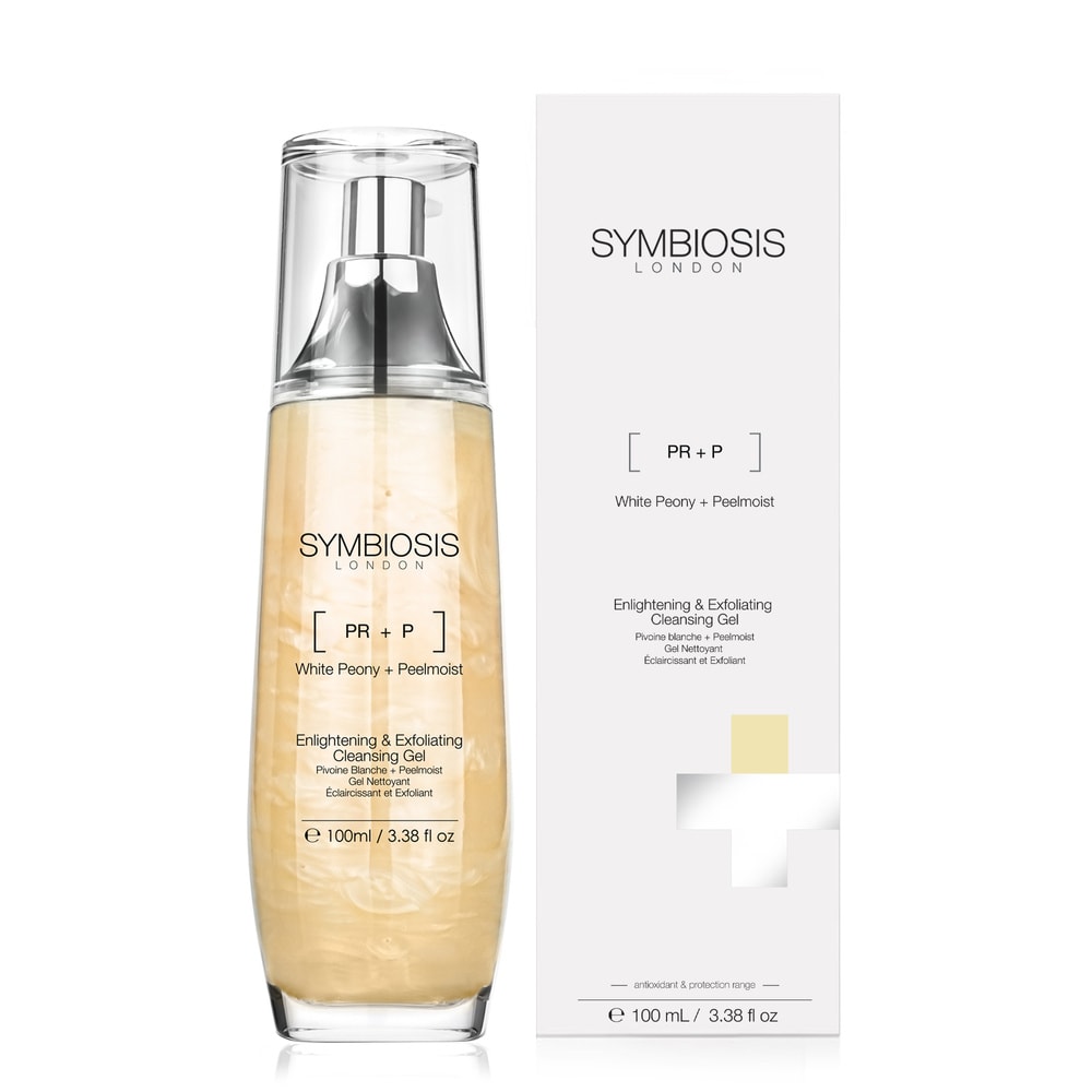 symbiosis [Pivoine blanche + Peelmoist] Gel Nettoyant Éclaircissant et Exfoliant Nettoyants & Tonifiants