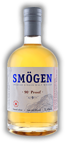 Smögen Swedish Single Malt Whisky 9 Years 51,4% Smögen Swedish Single Malt Whisky 9 Years 51,4% Der Whisky wird aus stark getorftem Rauchmalz gebrannt, reift ausschließlich in First Fill Bourbon Barrels. Alter 9 J. - 0,5	 Liter - Vol 51,4%
