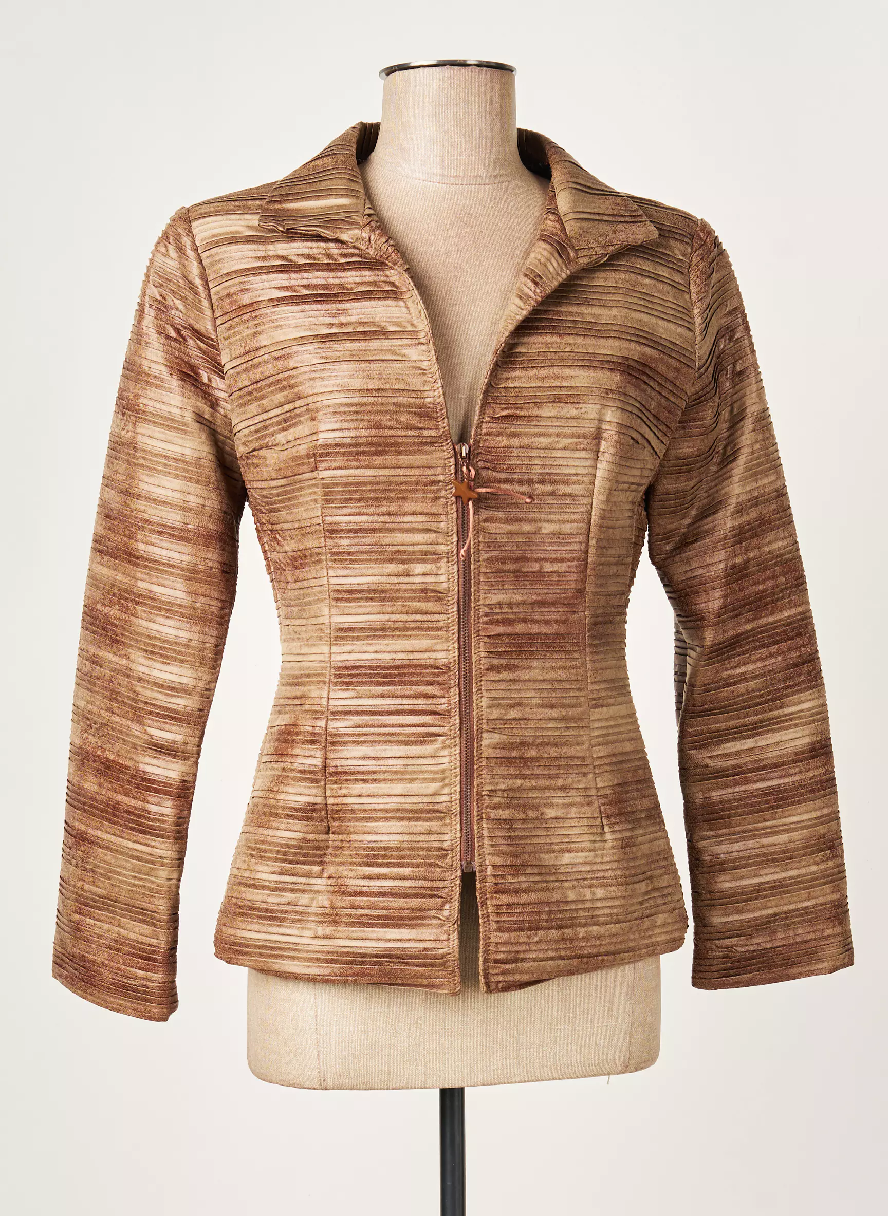 Lo Les Filles Vestesimilicuir Femme couleur marron