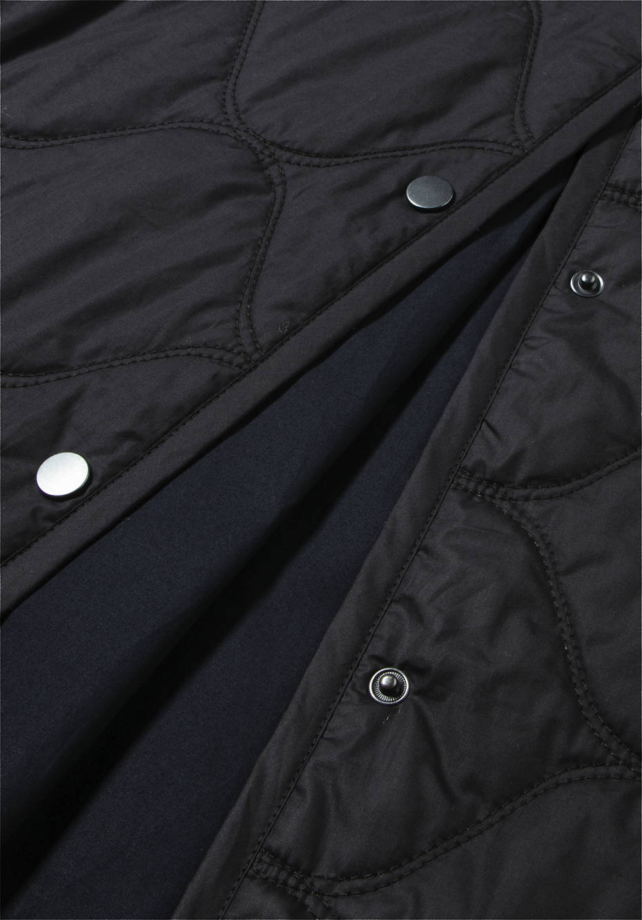 Steppjacke Nature Shell aus Bio-Baumwolle mit Woll-Wattierung