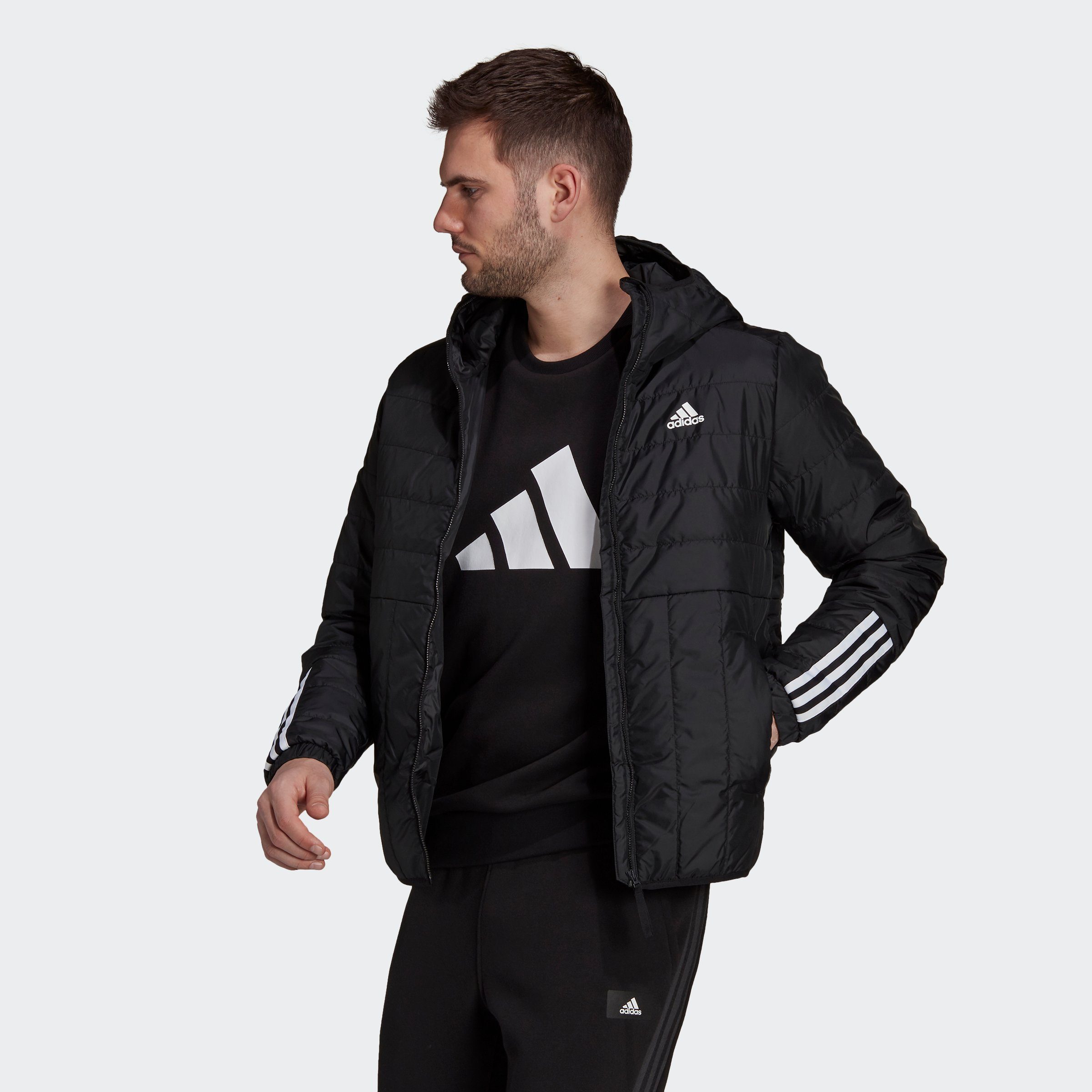adidas Sportswear Outdoorjacke ITAVIC 3STREIFEN LIGHT HOODED
