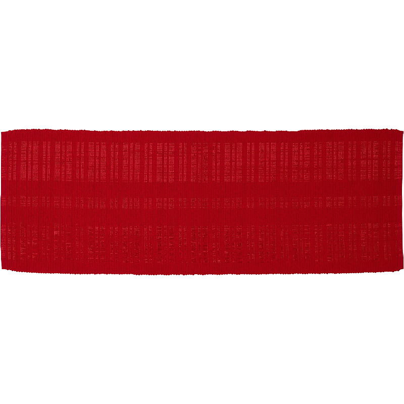 Home Løper 33x90 cm rib rød m/lurex