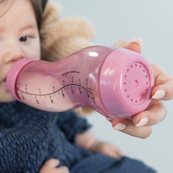 Difrax Natural 0 M S-Bottle pink, 250ml