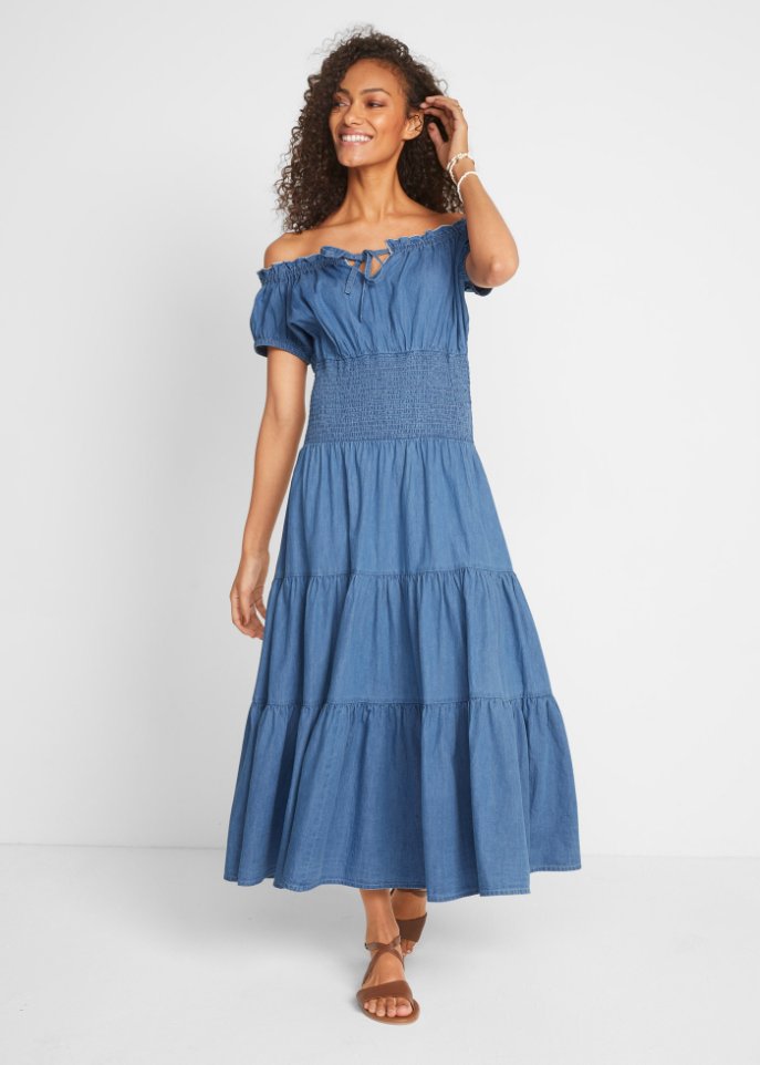 Sommer-Carmen-Kleid