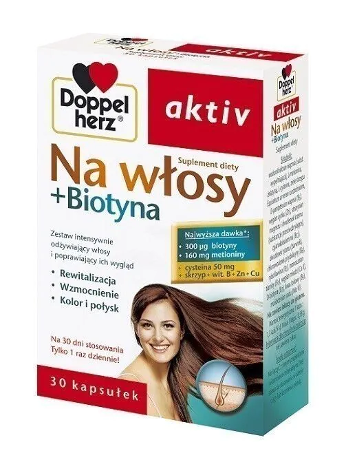 Doppelherz Aktiv za kosu + biotin, kapsule