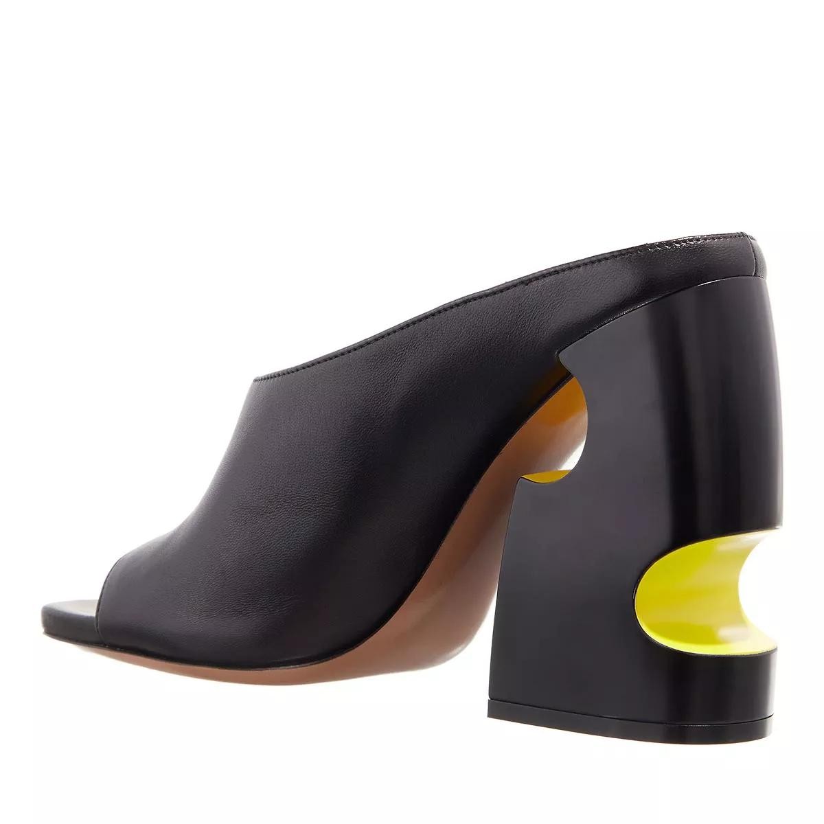 OFF-WHITE Plateau Sandalen schwarz Mule
