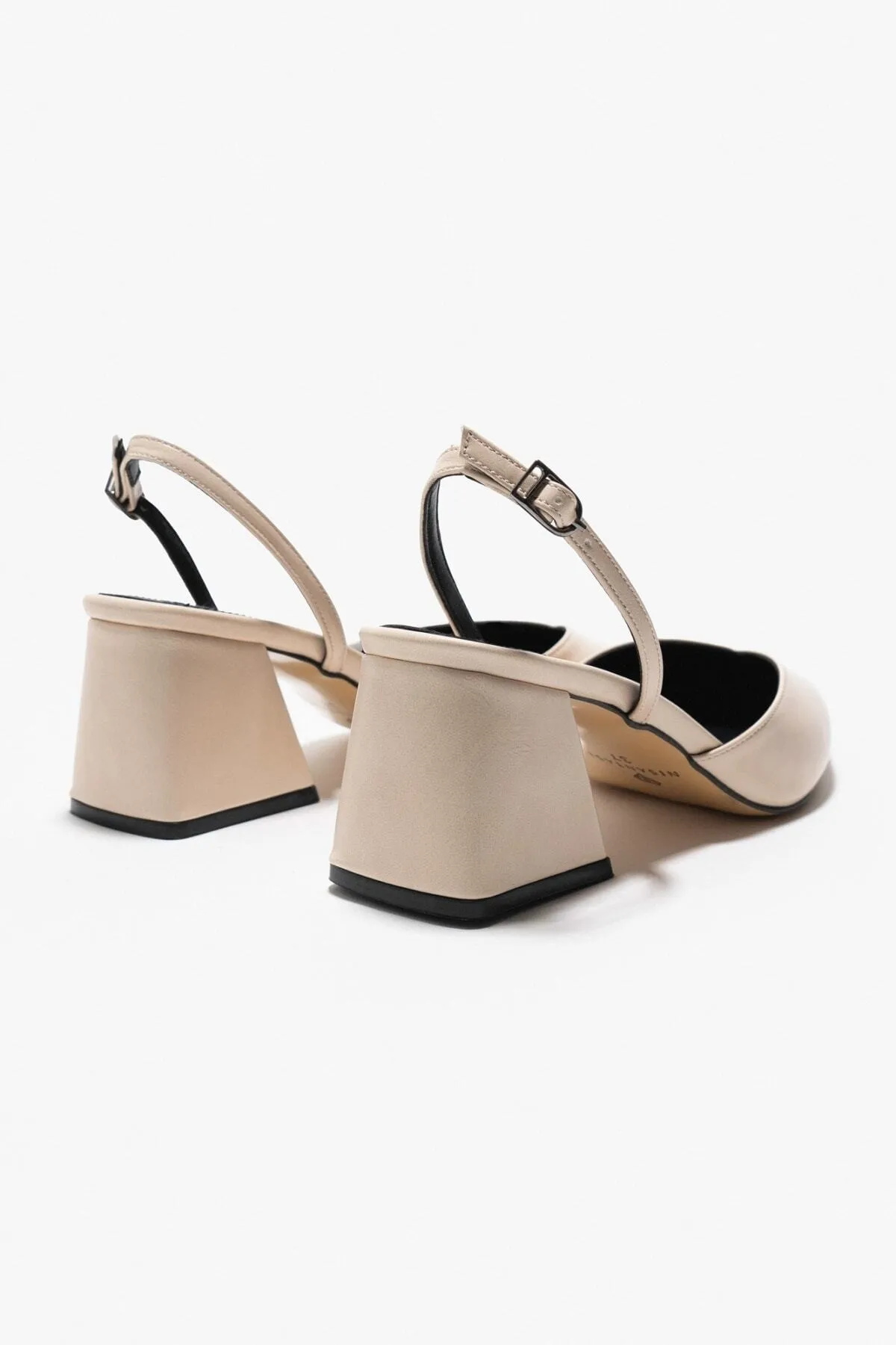 NİŞANTAŞI SHOES  High Heels - Beige - Blockabsatz