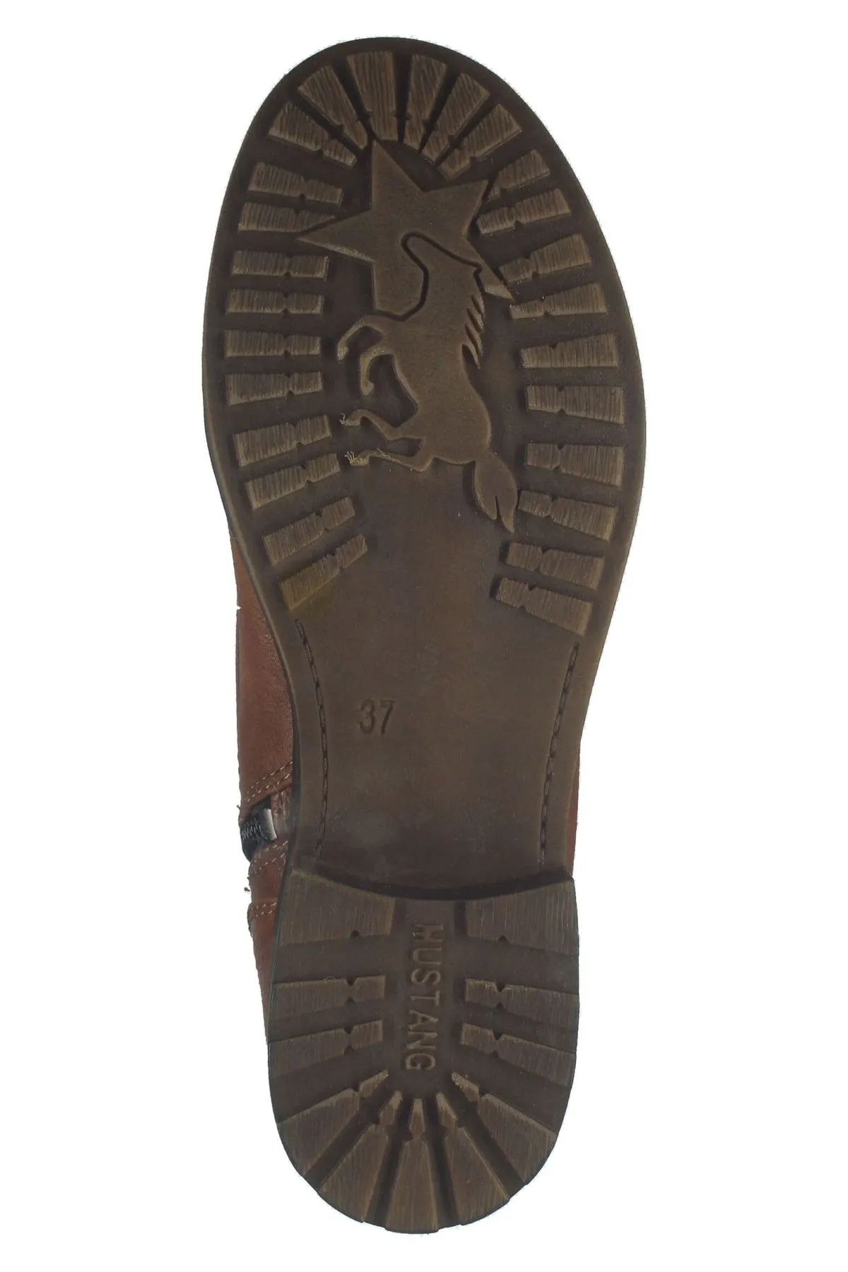 Mustang  Stiefelette - Braun - Blockabsatz