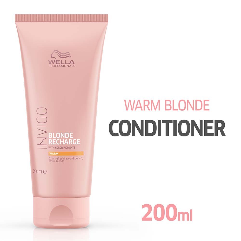 Wella Professionals INVIGO BLONDE RECHARGE Warm Blonde Color Refreshing Conditioner