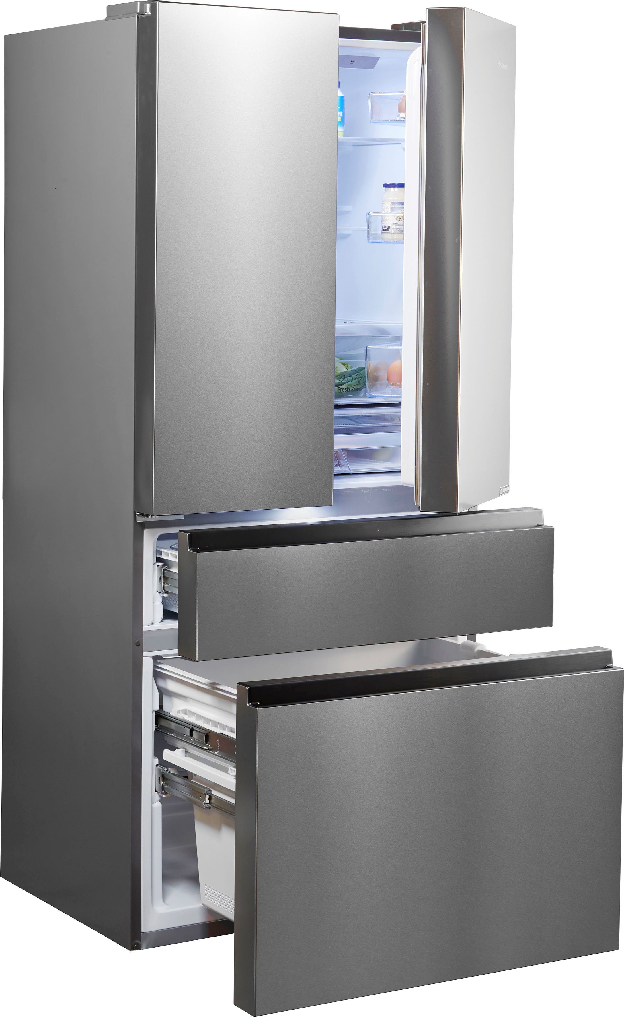 Hisense French Door RF540 RF540N4SBI2, 181,7 cm hoch, 79,4 cm breit