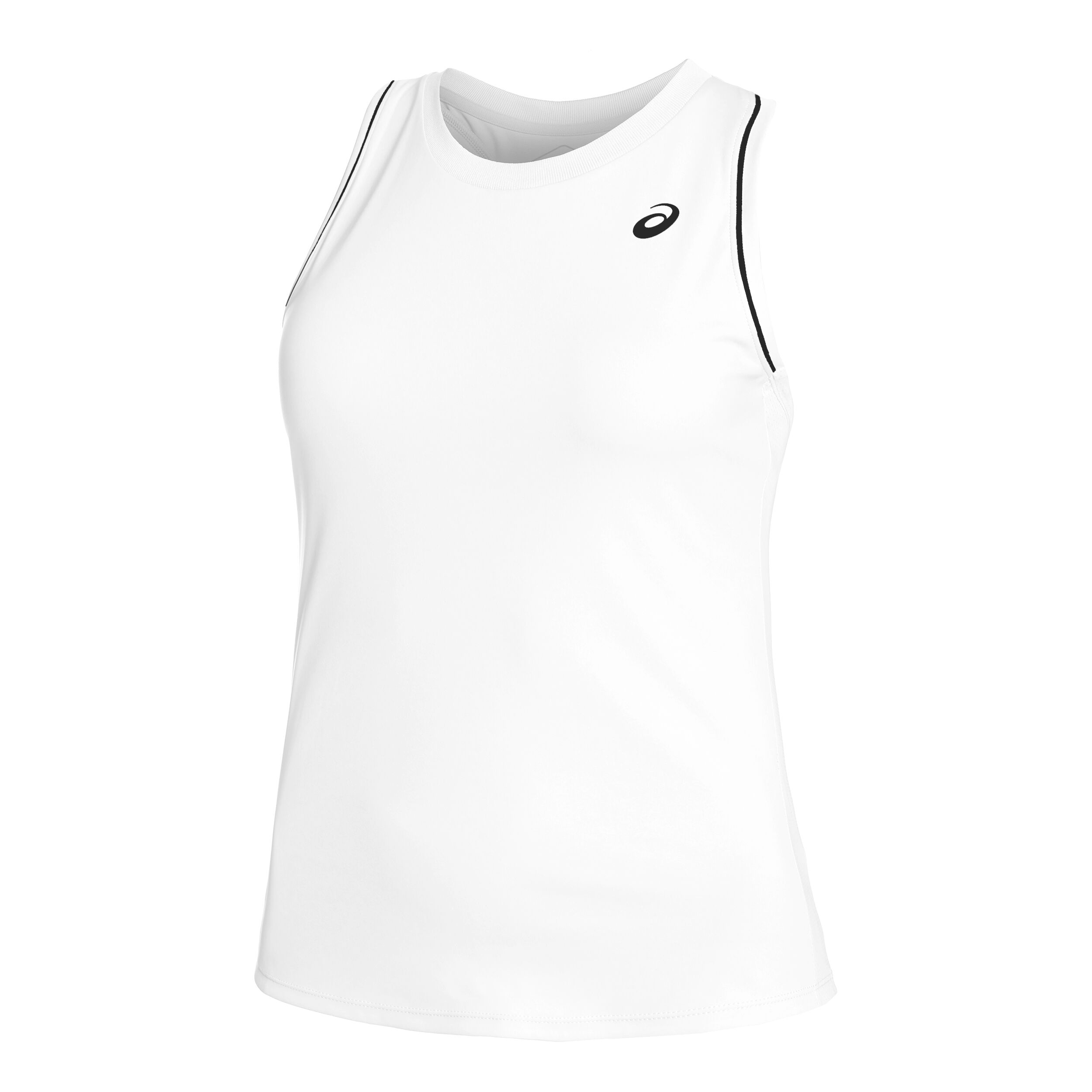 Piping Tank-Top Damen - Weiß, Schwarz