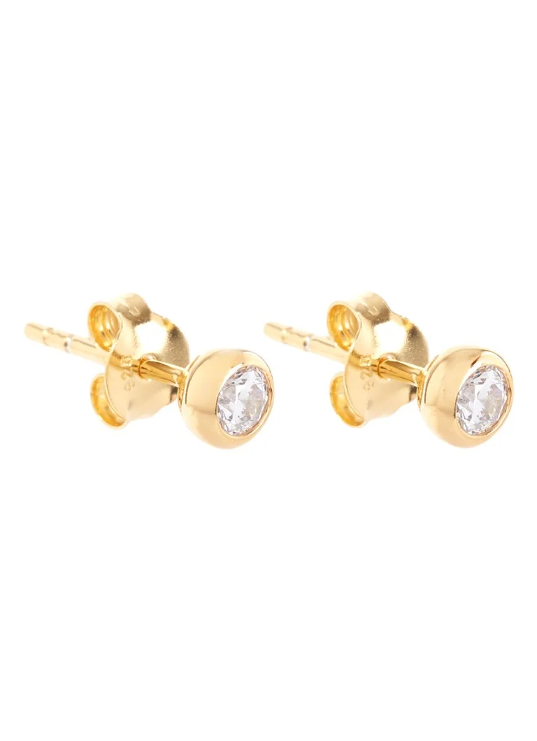 Orecchini a lobo Missoma Classic placcati in oro