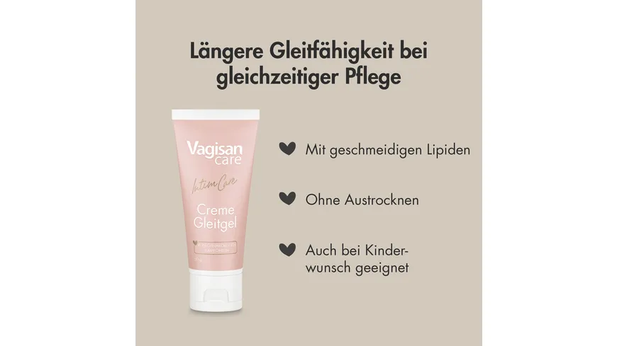 VagisanCare Creme Gleitgel 50 g