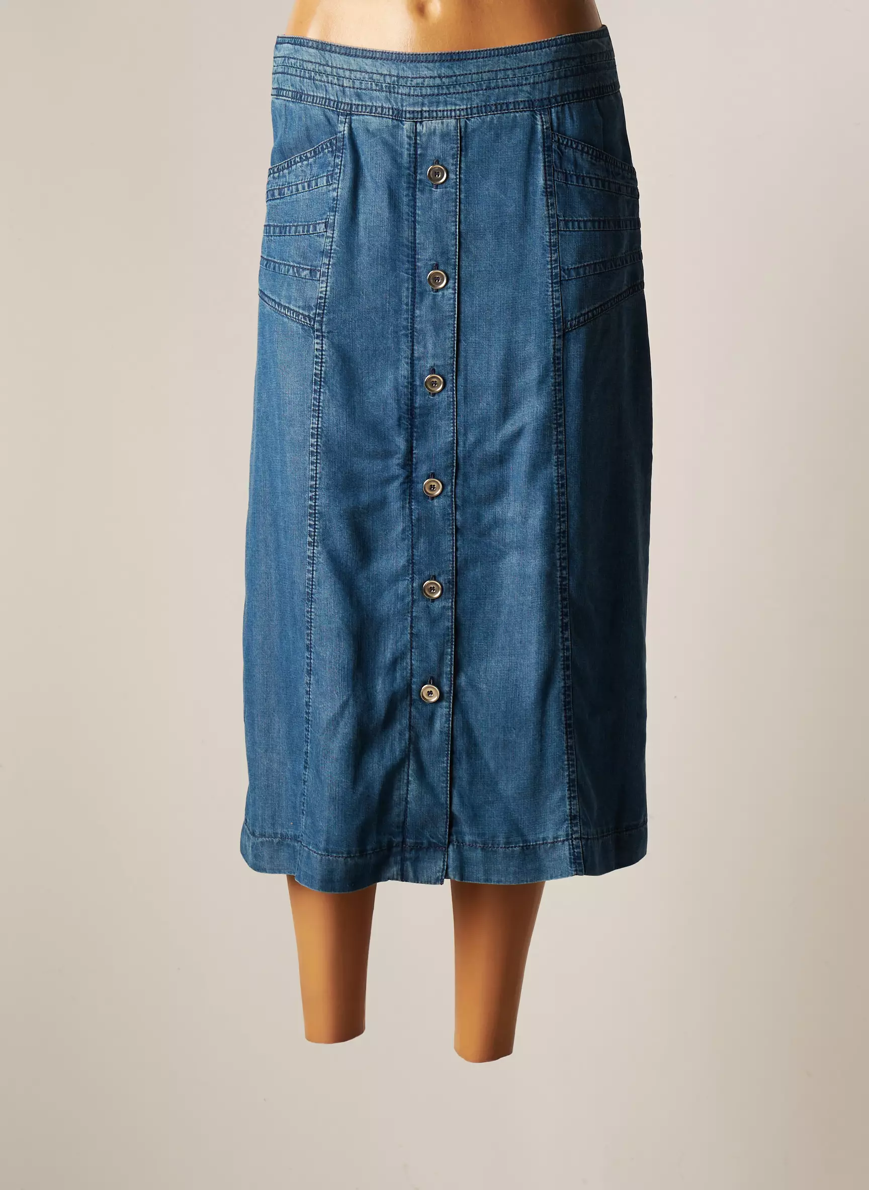 Gardeur Jupes Mi Longues Femme couleur bleu