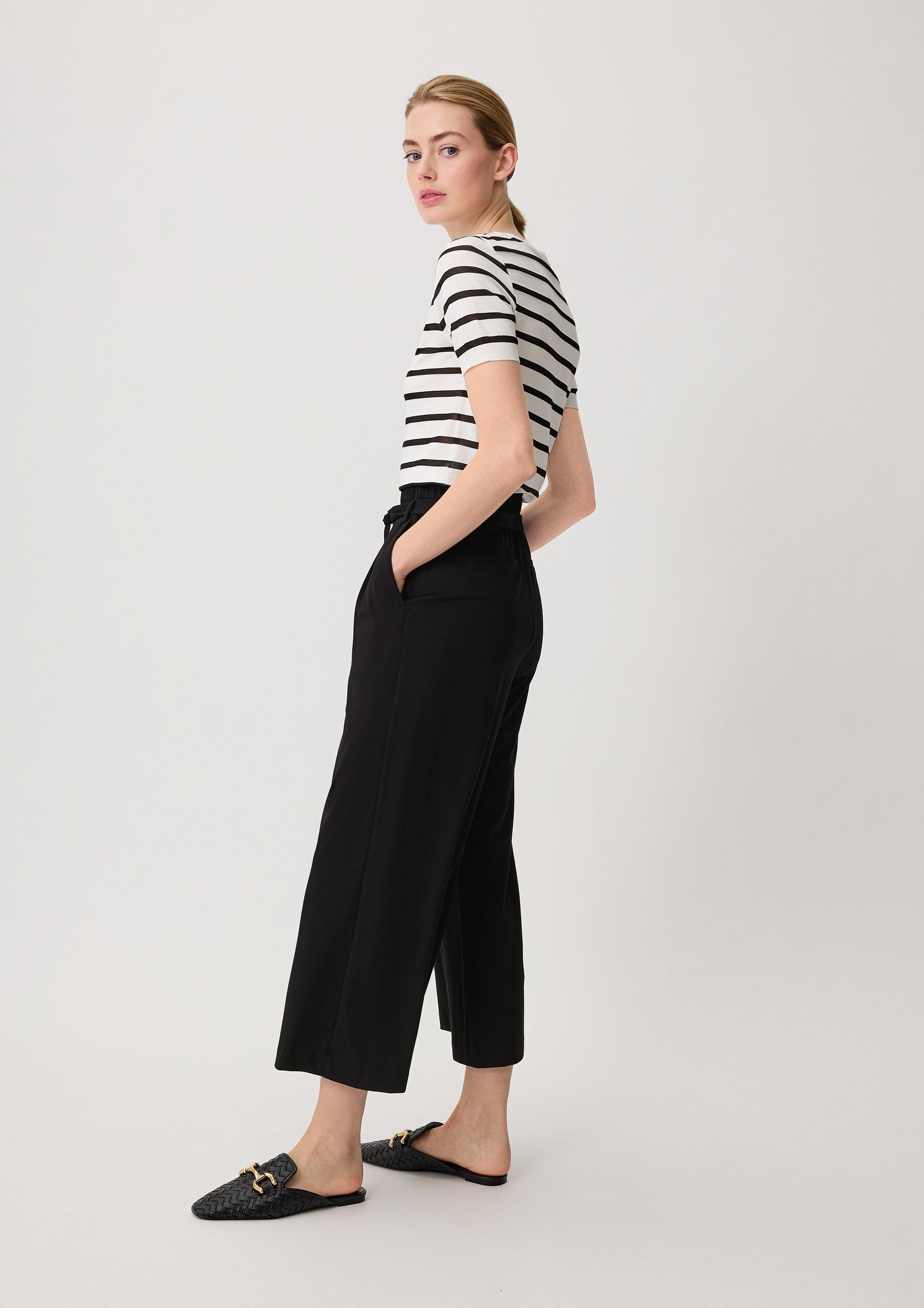 Loose: Hose aus Viskosemix - schwarz