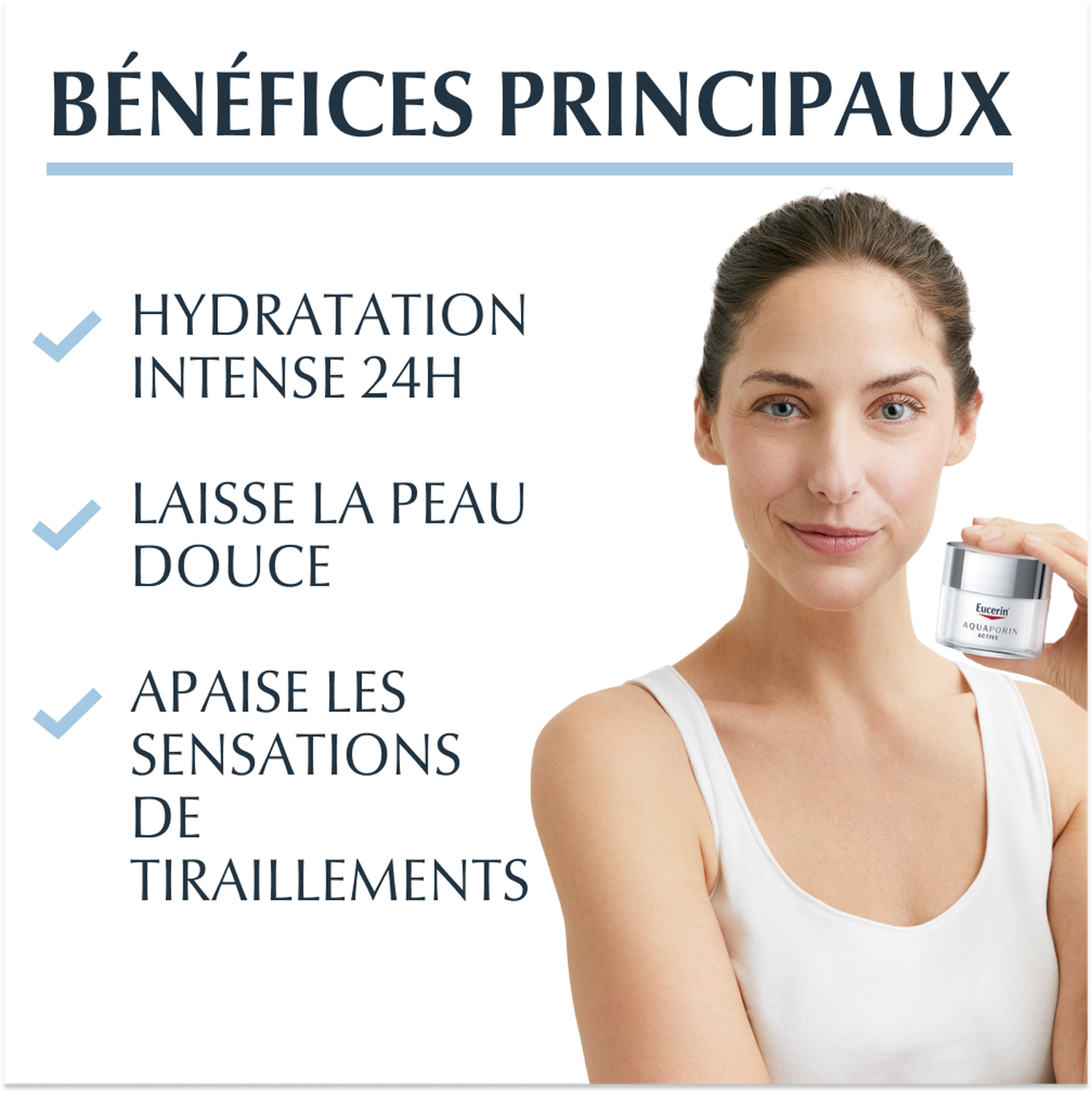 Eucerin Aquaporin Active Soin Hydratant Intense Riche - Peaux Sèches