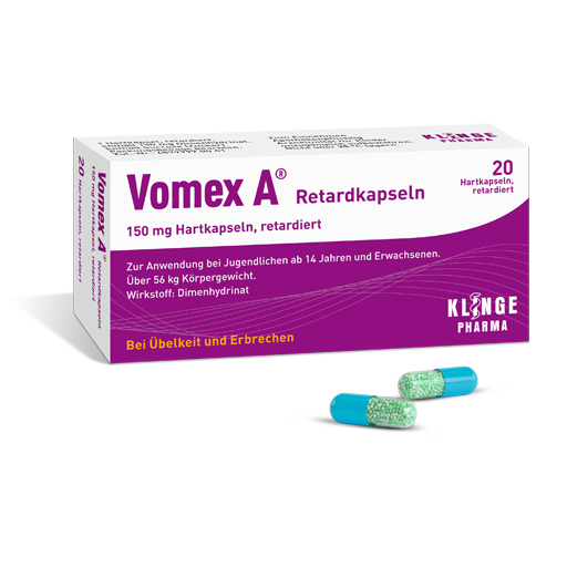 VOMEX A Retardkapseln  20 St  Retard-Kapseln