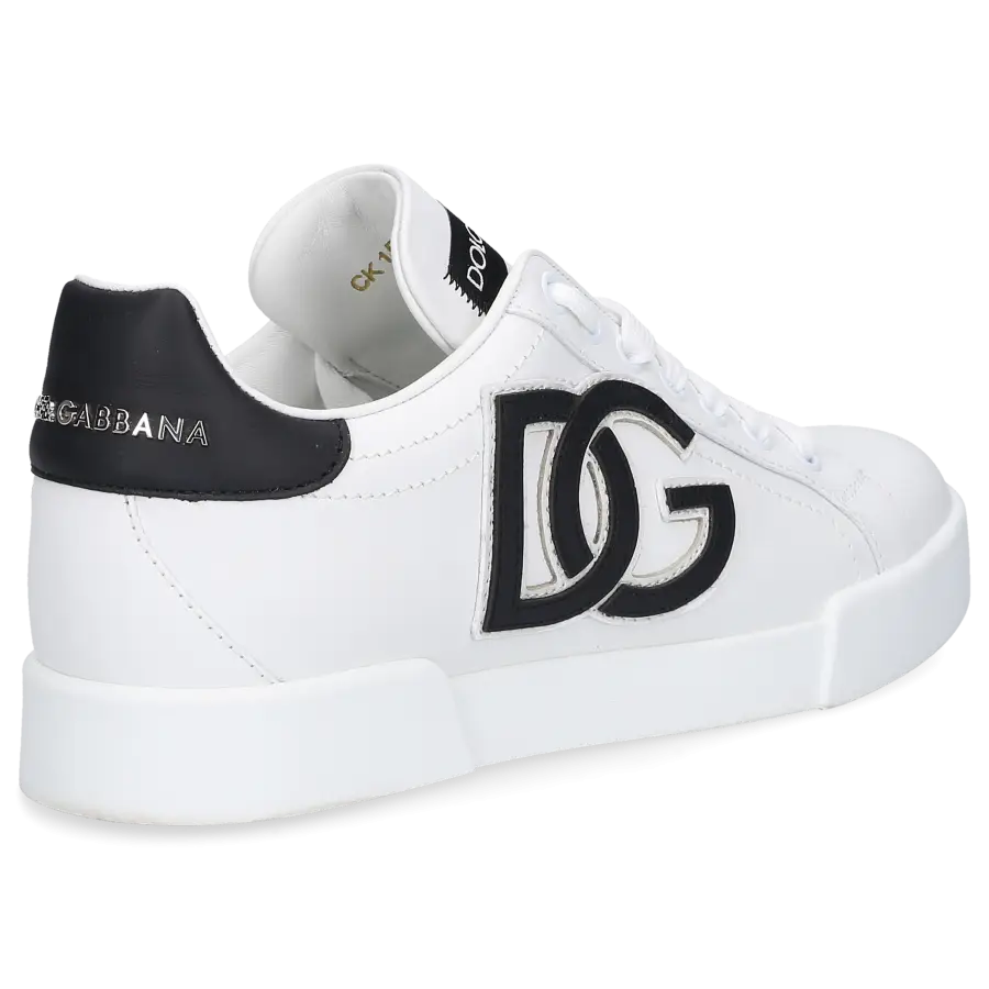 Dolce & Gabbana - Sneaker low PORTOFINO Nappaleder - schwarz