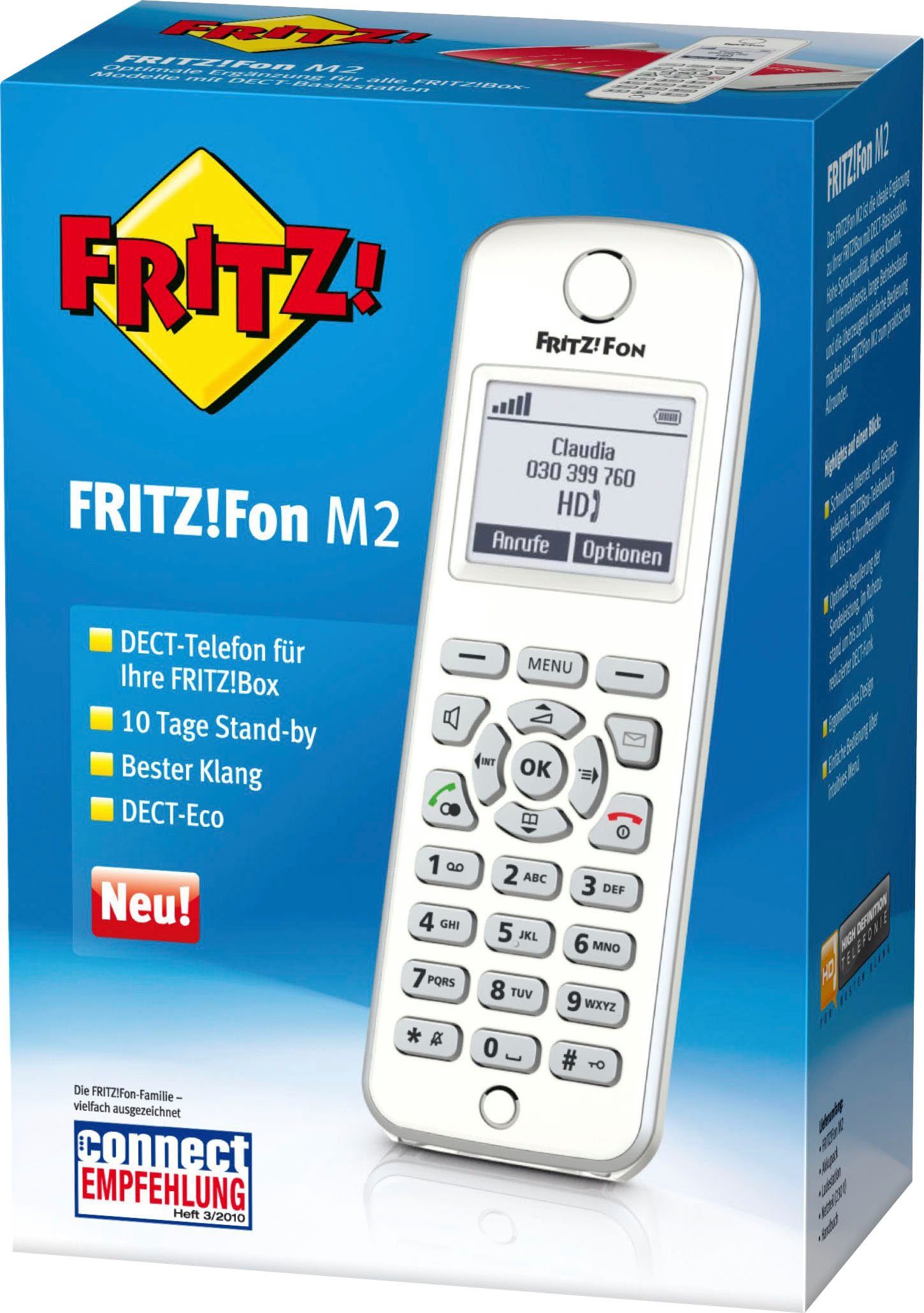 AVM FRITZ!Fon M2 Mobilteil DECT-Tel DECT-Telefon (Mobilteile: 1)