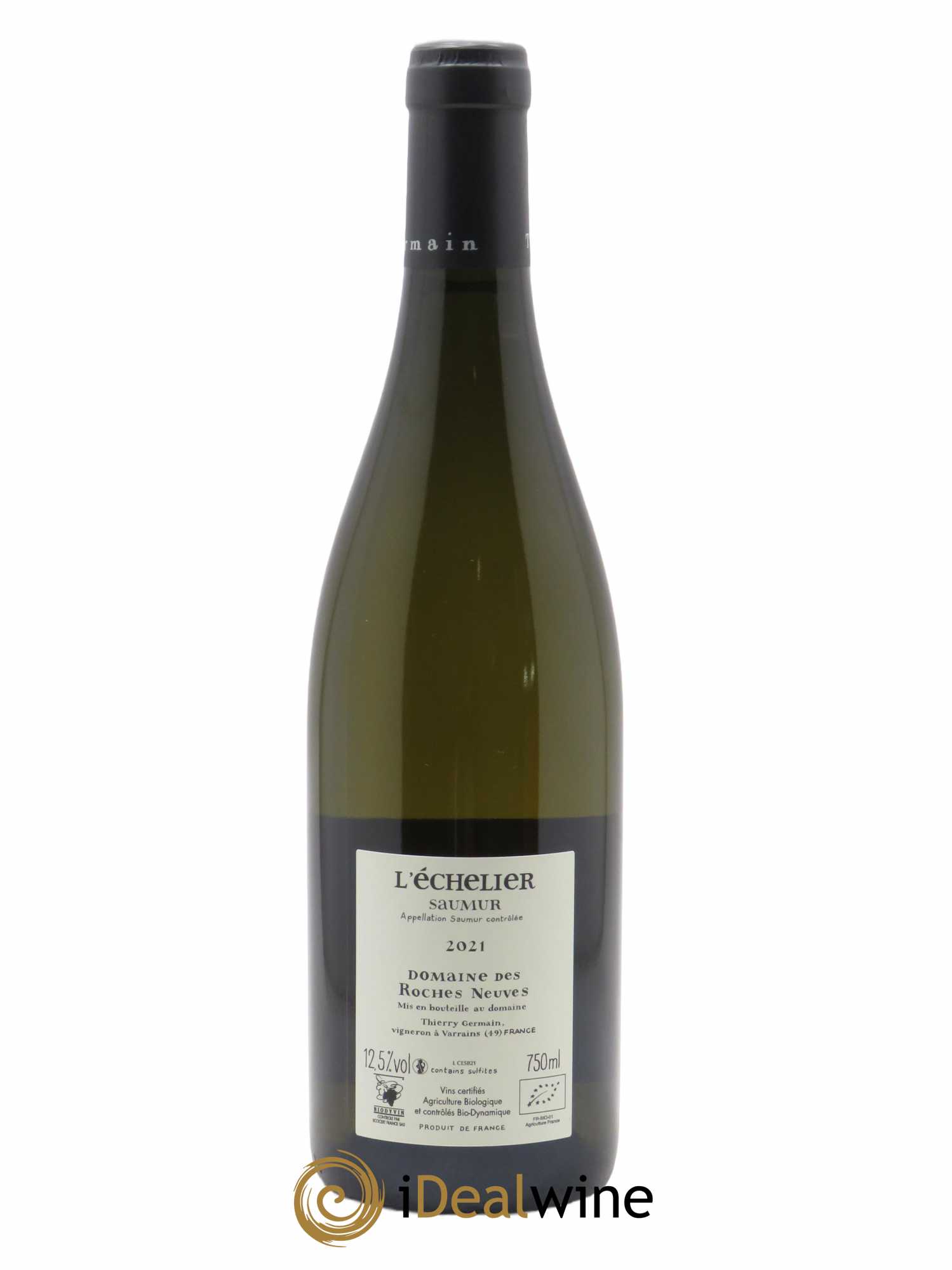 Saumur l'Echelier Domaine des Roches Neuves - Thierry Germain  2021 - Lot de 1 Bouteille