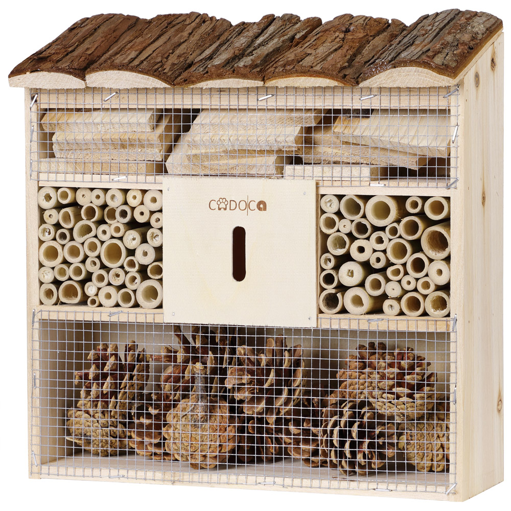 Cadoca Insektenhotel Nistkasten 30,5x9,5x31cm