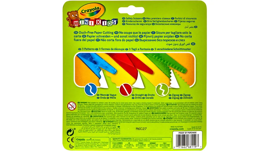 Crayola - Mini Kids - 3 Kinder-Scheren