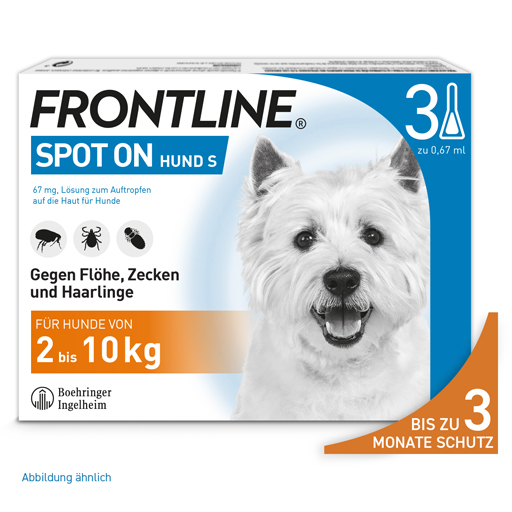 FRONTLINE Spot on H 10 Lösung f.Hunde  3 St  Lösung