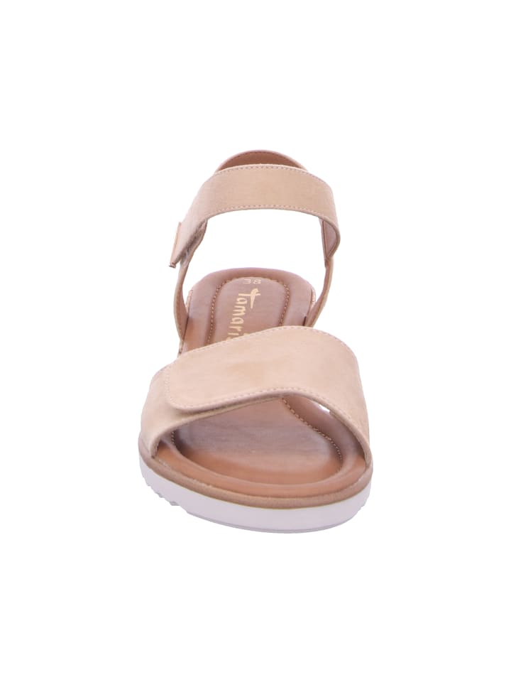 Tamaris Keilsandalette in beige günstig kaufen