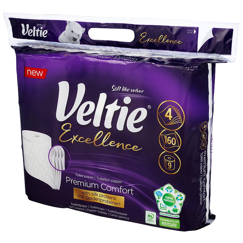Veltie Toalettpapir 9-pk Veltie Excellence