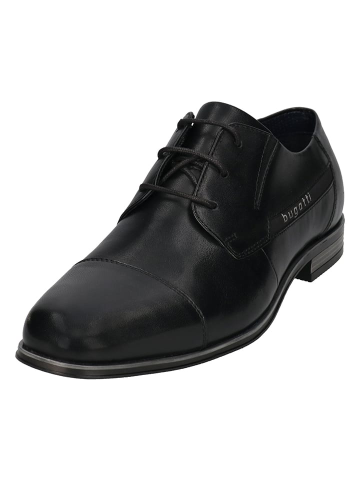 Bugatti Leder-Schnürschuhe 