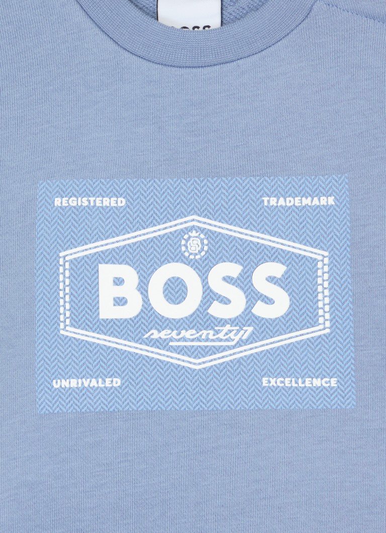 Pulover HUGO BOSS cu logo imprimat