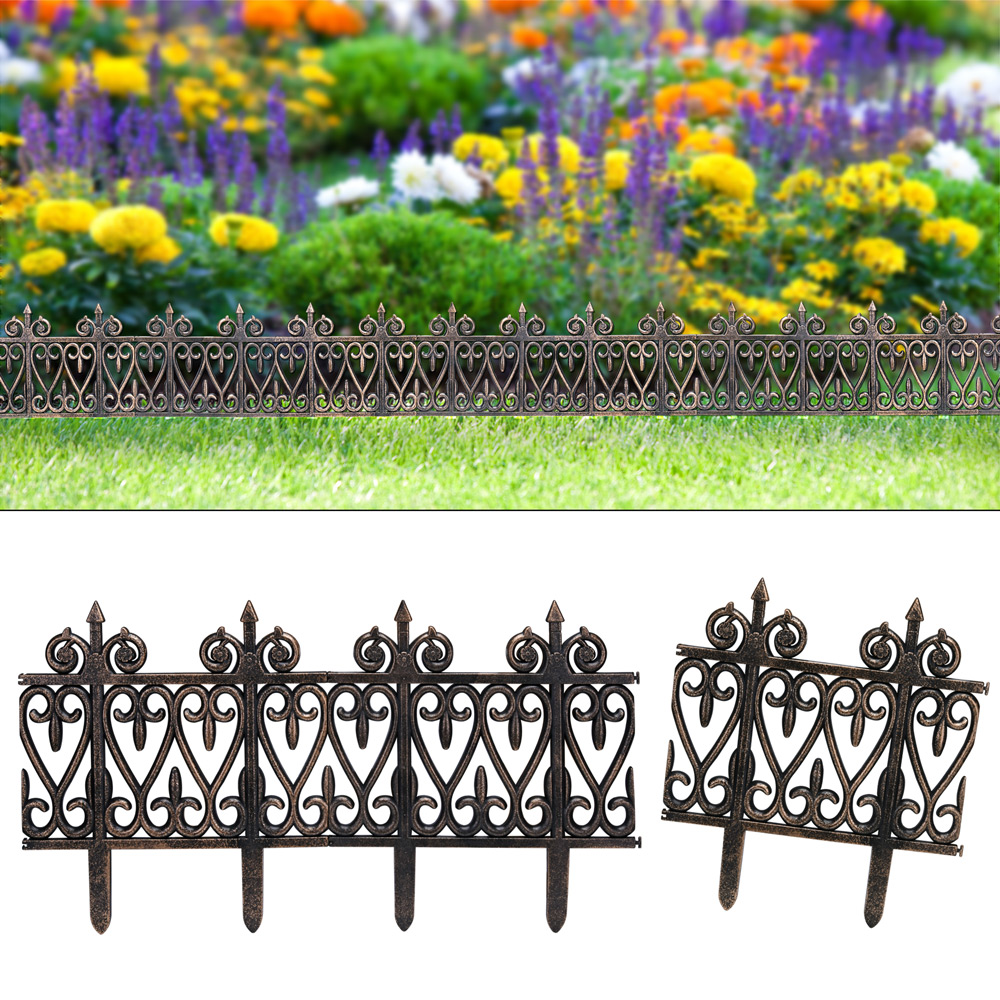 Casaria Gardebruk® Beeteinfassung Messingoptik 1,90m