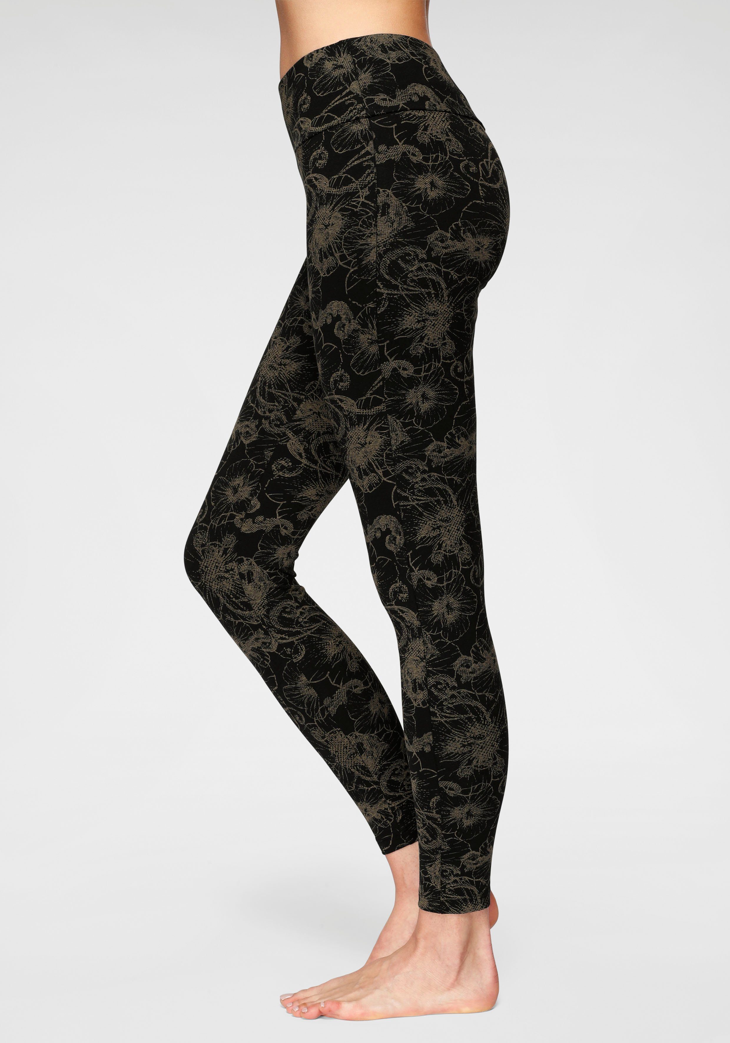 H.I.S Leggings (2er-Pack) bedruckt und uni