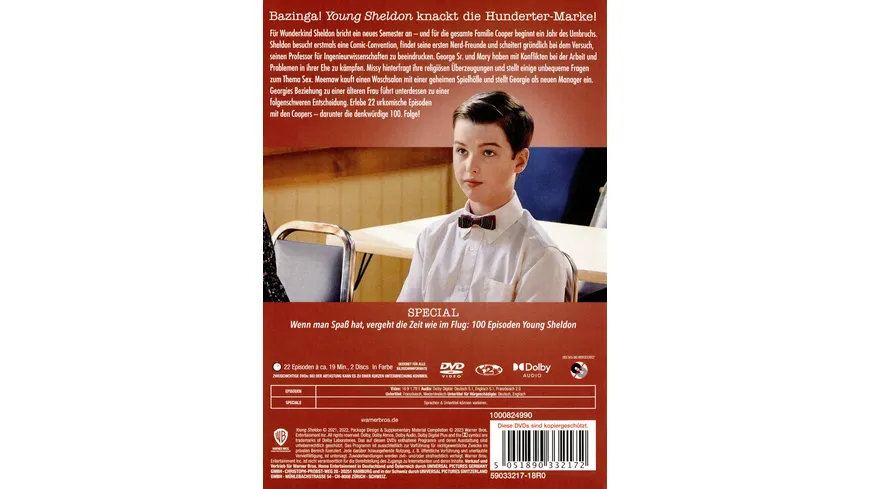 Young Sheldon: Staffel 5  [4 DVDs]
