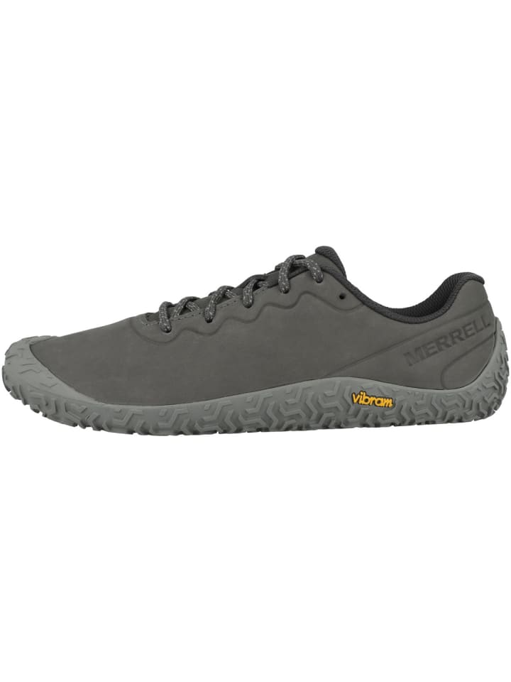 Merrell Barfußschuhe Vapor Glove 6 Leather in grau günstig kaufen