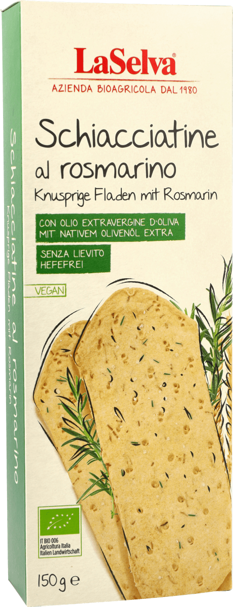 Knusprige Fladen mit Rosmarin, 150 g