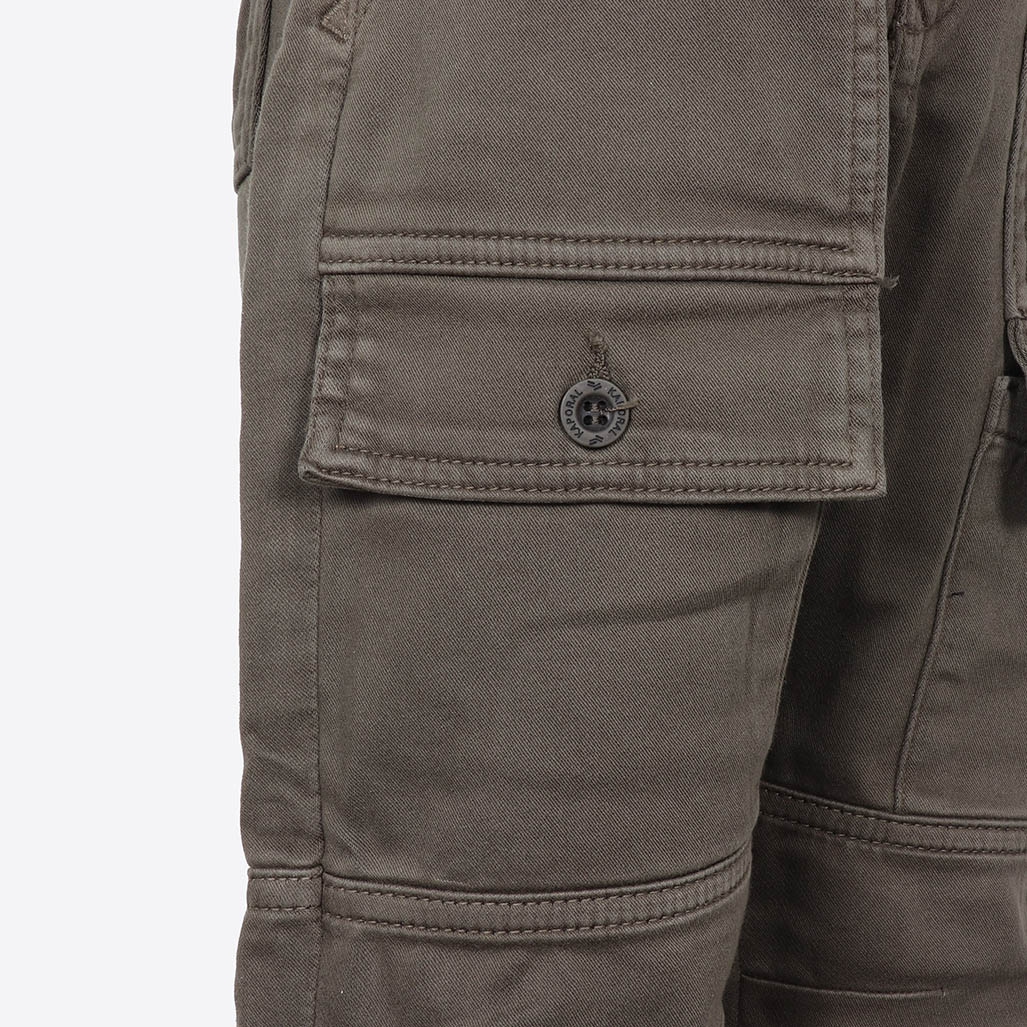 COBY   Jean kaki relaxed cropped