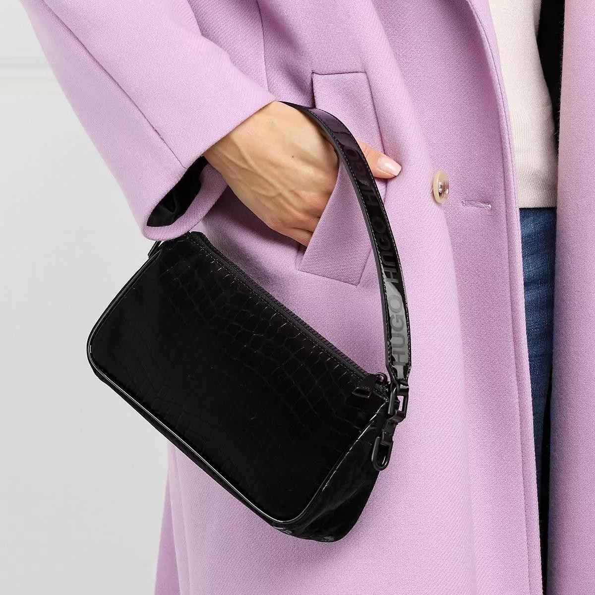 HUGO BOSS Handtaschen schwarz Baguette Bag