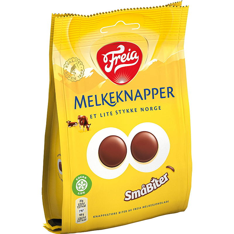 Freia Melkeknapper 145 g småbiter Freia