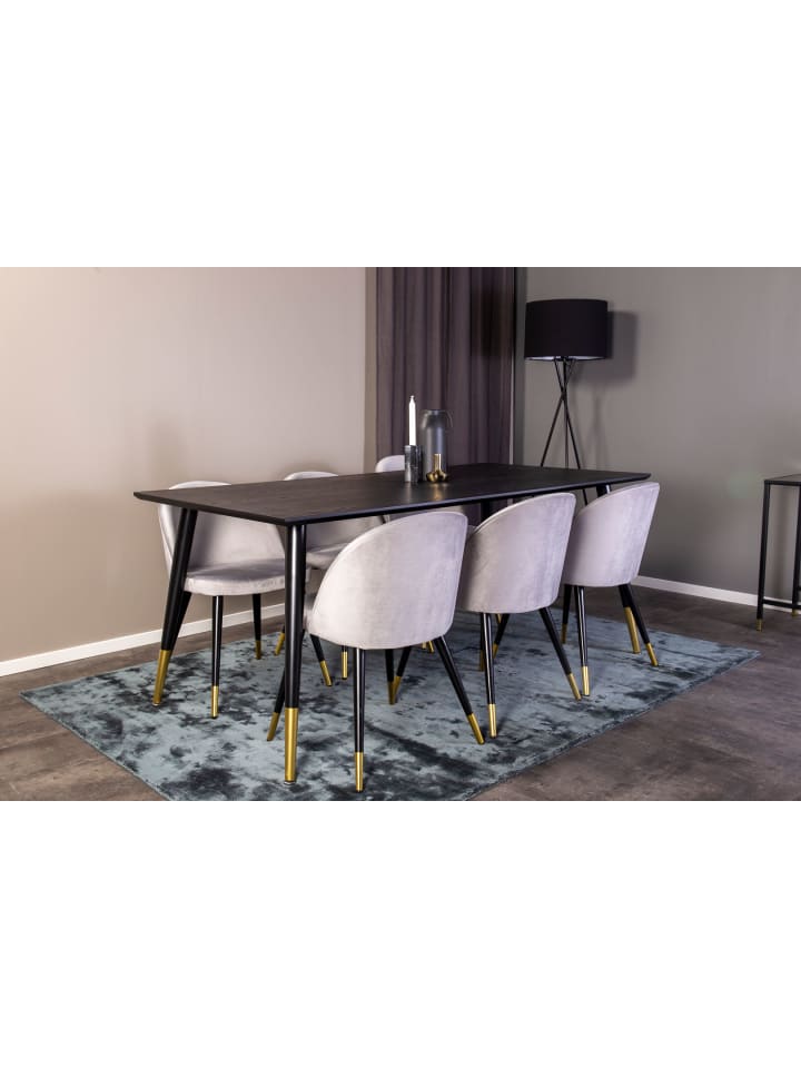 ebuy24 Essgruppe Dipp 61 (7-teilig) Grau 90 x 180 cm günstig kaufen onesize