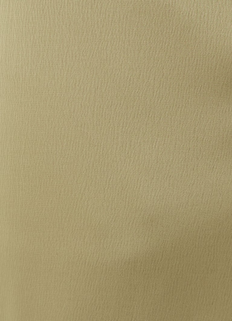 Pantaloni NIKKIE din satin cu talie înaltă și croială dreaptă, cu imprimeu feminin
