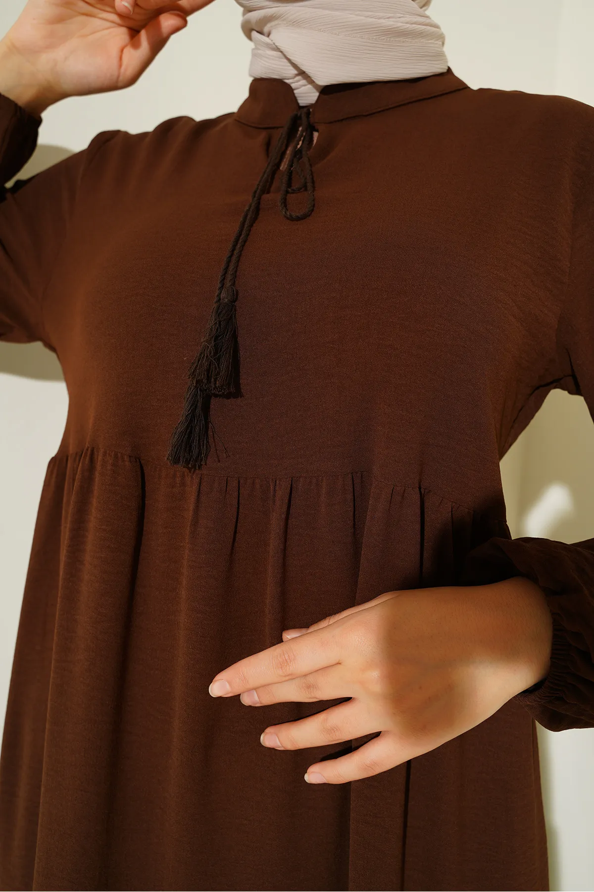 Bigdart  Kleid - Braun - Smock-Kleid