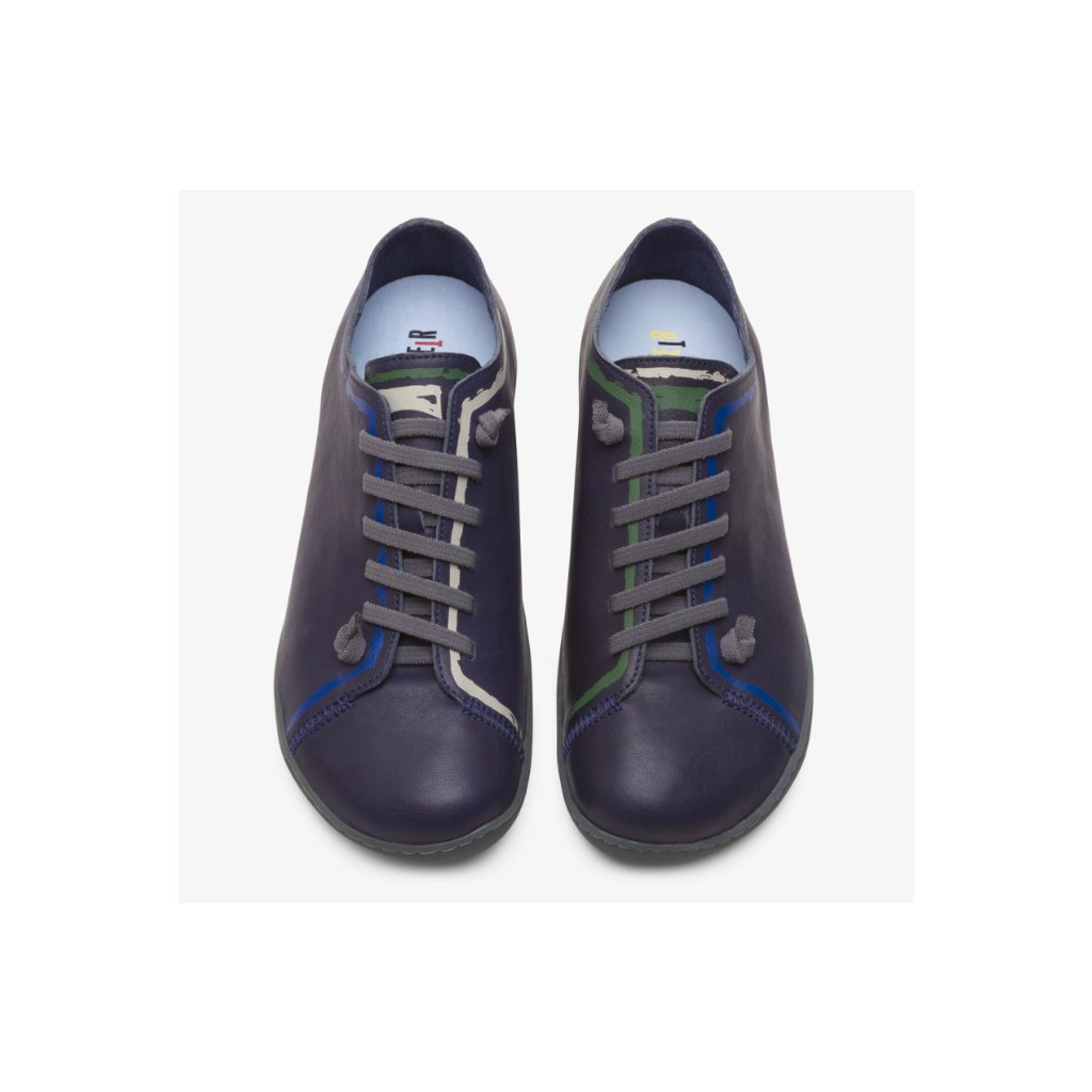 Camper Peu Twins Blau (K100715-002) Barfuß-Halbschuhe
