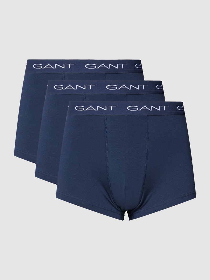 Trunks mit Logo-Stitching im 3er-Pack in marineblau
