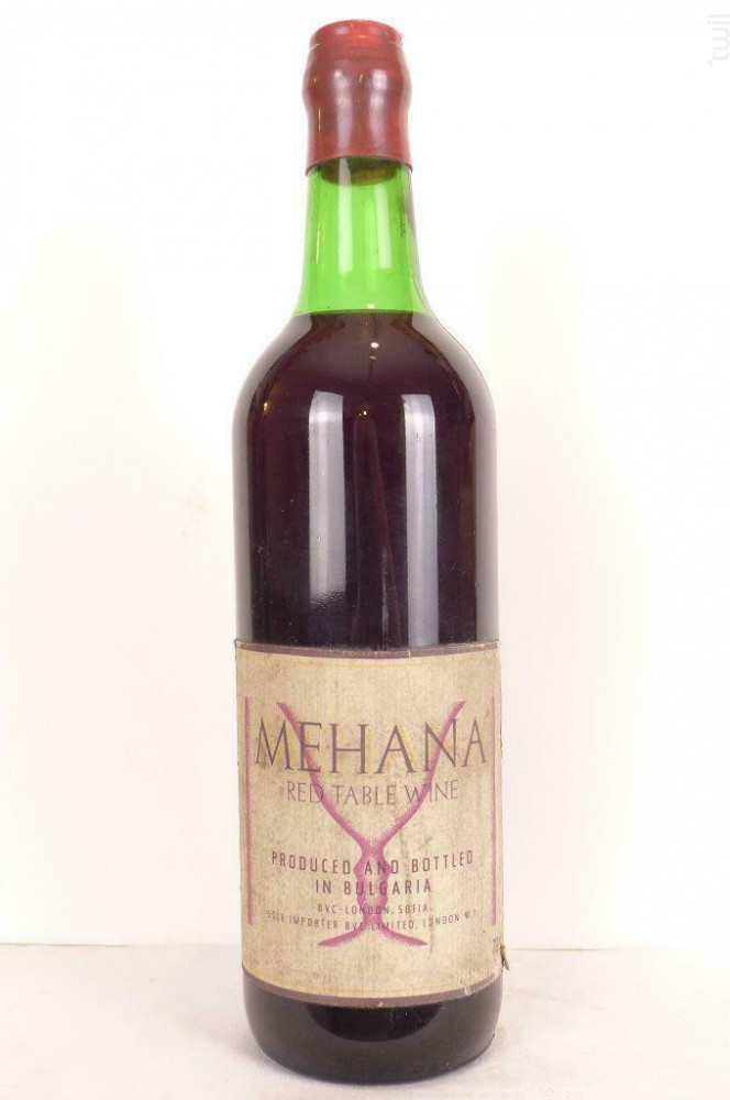 (non Millésimé Années 1970 À 1980) Mehana Vin Rouge●Vin de Bulgarie Non millésimé 75cl