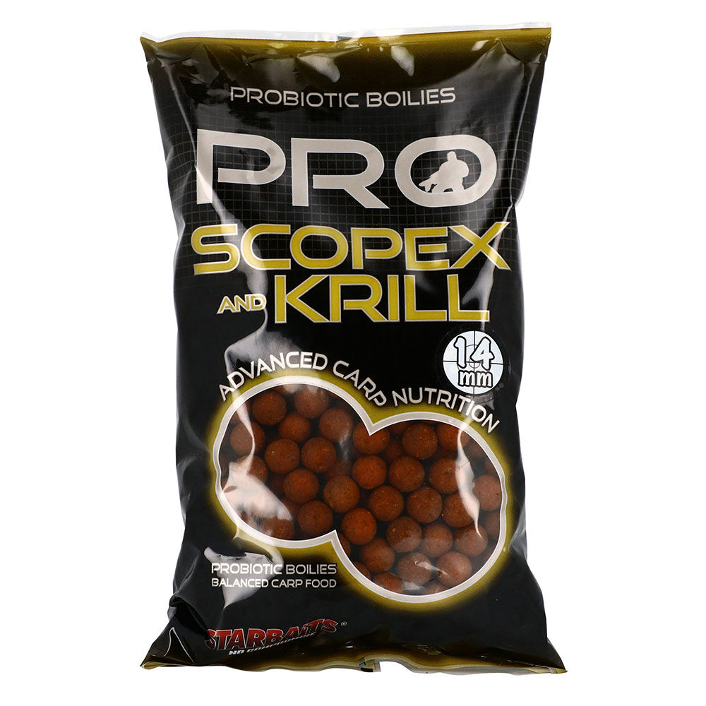 Bouillettes carpe probiootti Scopex krilli 14mm