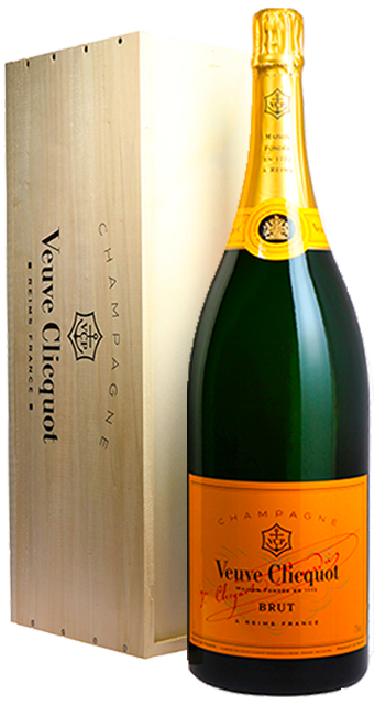 Champagne Veuve Clicquot Brut Carte Jaune Champagne JERO 3 L - Blanc