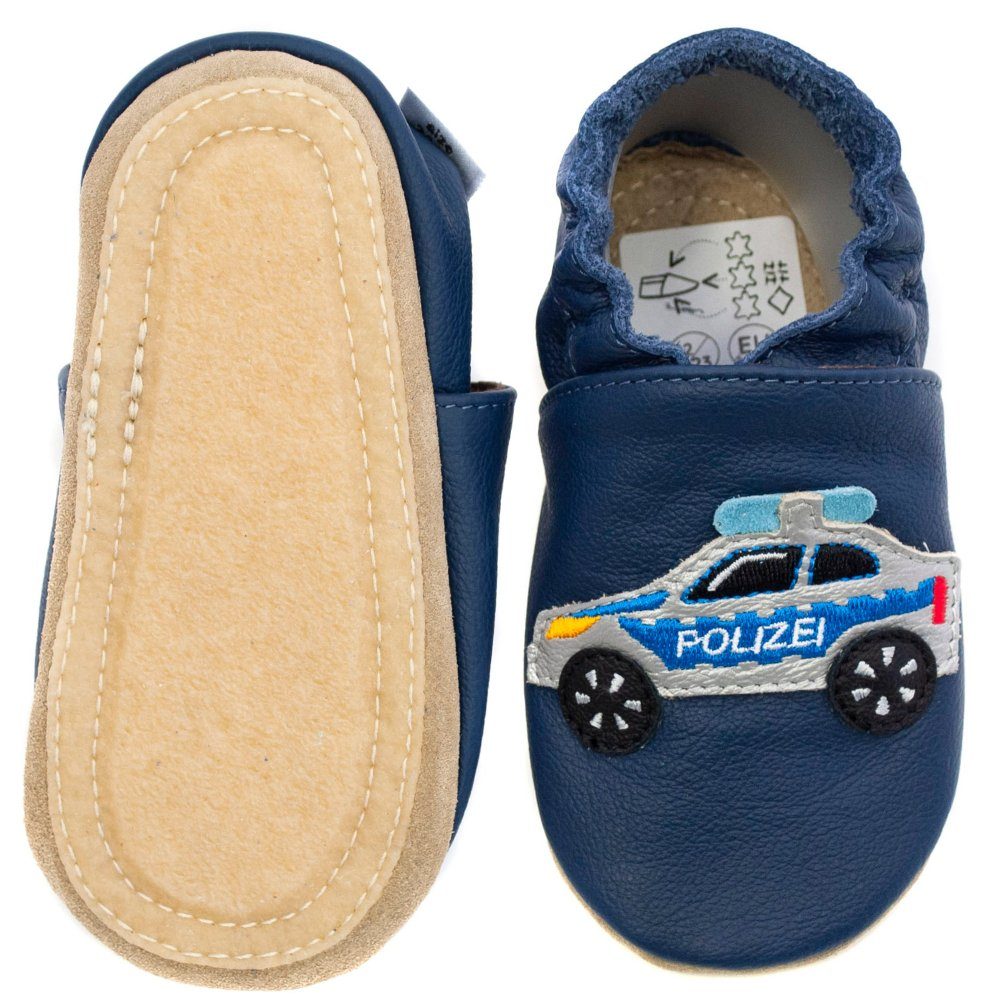 HOBEA-Germany Kitaschuhe Safestep, Kinderhausschuhe in verschiedenen Farben Lauflernschuh